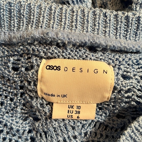 ASOS Design Blue Crop Sweater - Picture 10 of 12
